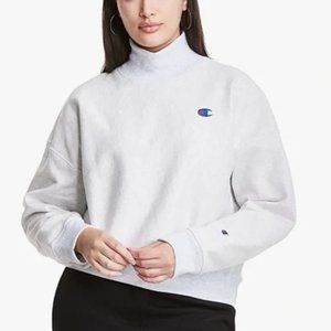 Champion Women’s Mock Neck Reverse Weave Sweatshirt